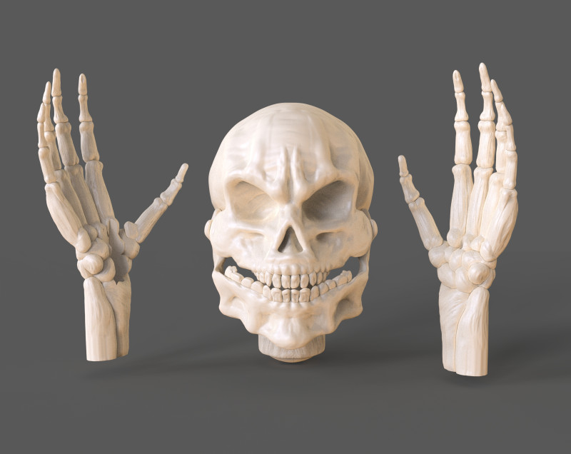Lord Death Parts Modello di stampa 3D .c4d .max .obj .3ds .fbx .stl .blend
