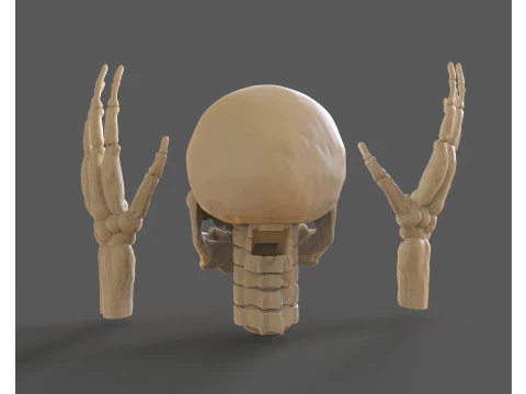 Lord Death Parts 3D Print Model