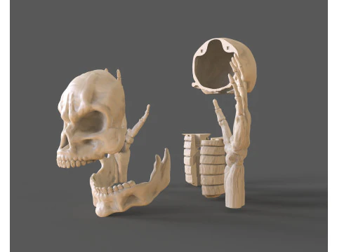 Lord Death Parts 3D Print Model