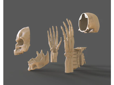 Lord Death Parts 3D Print Model