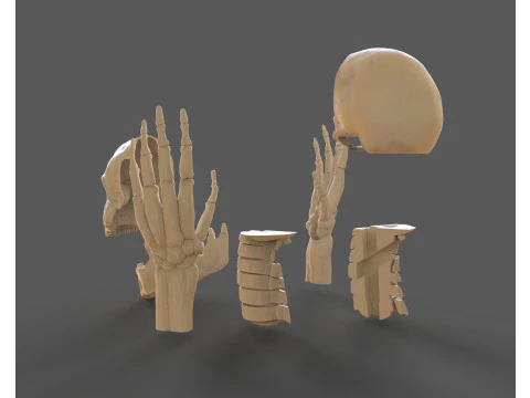 Lord Death Parts 3D Print Model
