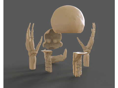 Lord Death Parts 3D Print Model