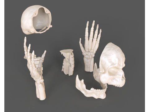 Lord Death Parts 3D Print Model