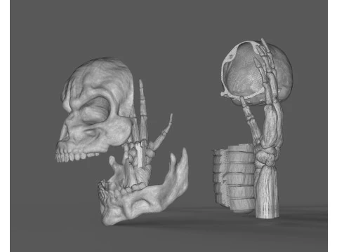 Lord Death Parts 3D Print Model