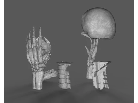 Lord Death Parts 3D Print Model