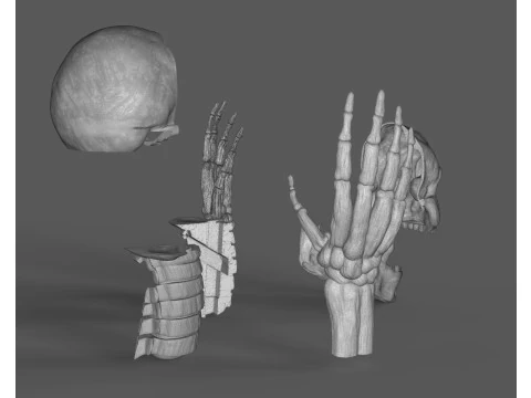 Lord Death Parts 3D Print Model