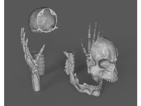 Lord Death Parts 3D Print Model