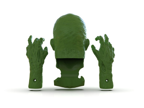 Zombie Parts 3D printmodel