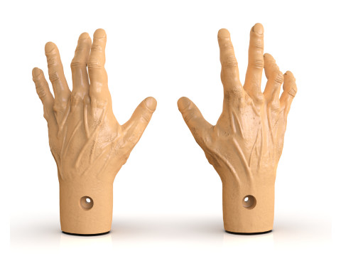 Tortured Man Hands 3D Print Model
