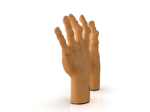 Tortured Man Hands 3D-Druckmodell