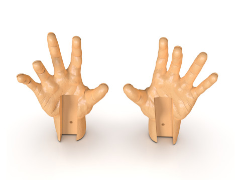 Tortured Man Hands 3D-Druckmodell