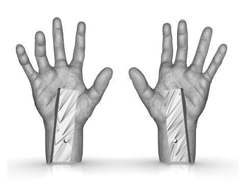 Tortured Man Hands 3D-Druckmodell