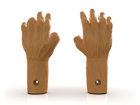 Mutilated Hand 3D Print Model
