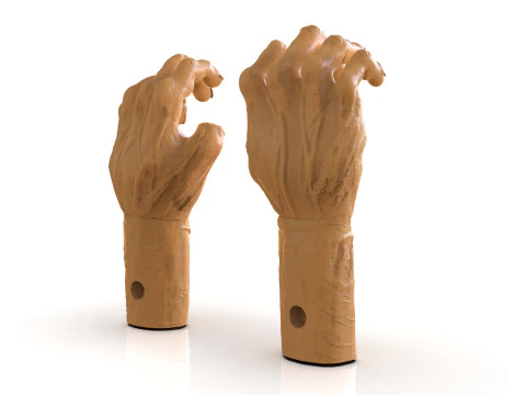 Mutilated Hand 3D Print Model