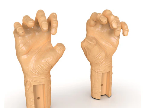 Mutilated Hand 3D Print Model