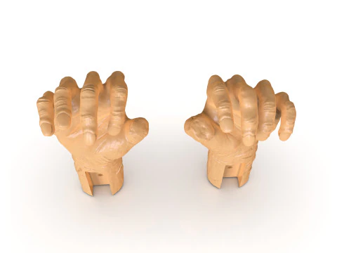 Mutilated Hand 3D Print Model