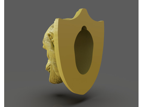 黑猩猩狩猎奖杯 3D 打印模型