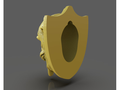 黑猩猩狩猎奖杯 3D 打印模型