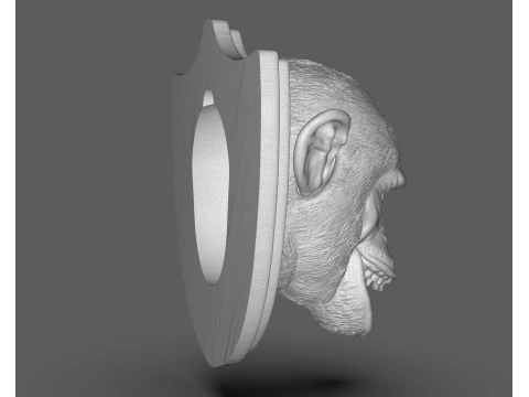 Trofeos de caza de chimpanc&eacute;s Modelo de impresión 3D
