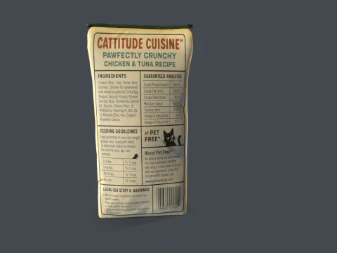Cat Food Bag 3D Model