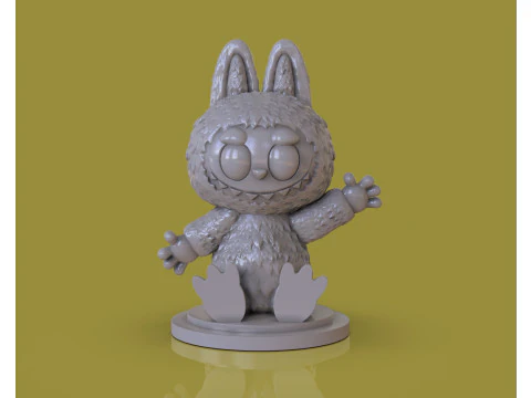 4 Labubu Sculpts 3D Model