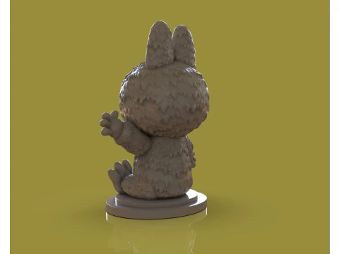 4 Labubu Sculpts 3D Model