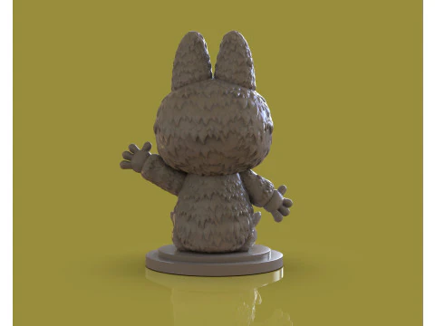 4 Labubu Sculpts 3D Model