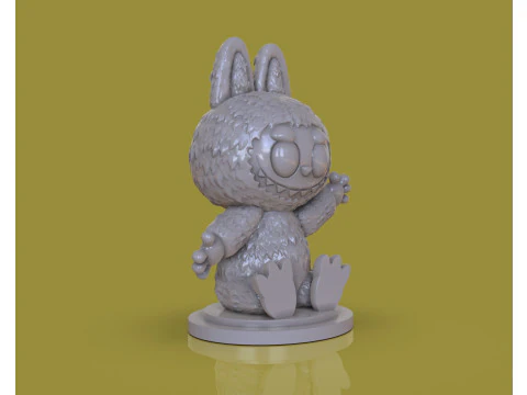 4 Labubu Sculpts 3D Model