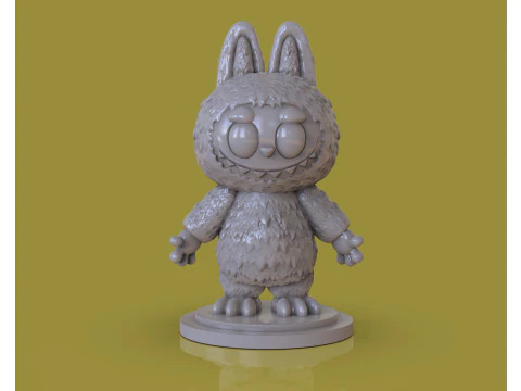 4 Labubu Sculpts 3D Model
