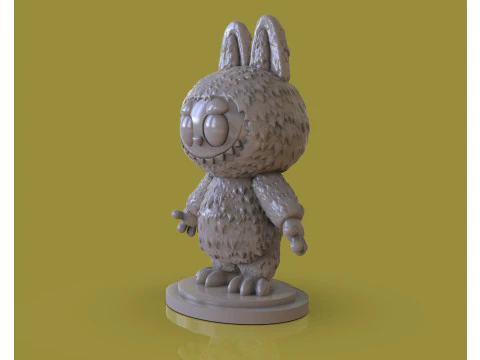 4 Labubu Sculpts 3D Model