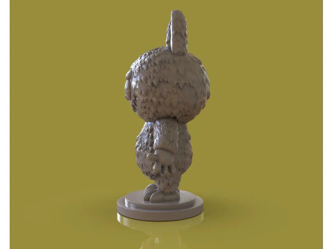 4 Labubu Sculpts 3D Model