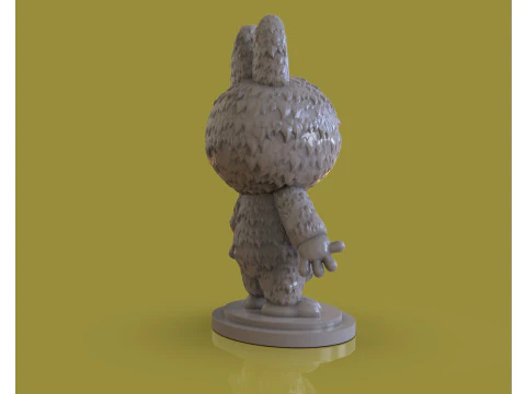 4 Labubu Sculpts 3D Model