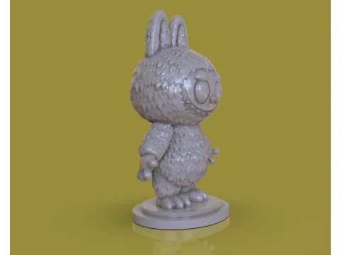 4 Labubu Sculpts 3D Model
