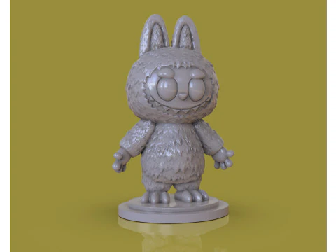 4 Labubu Sculpts 3D Model