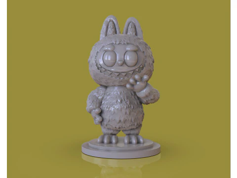 4 Labubu Sculpts 3D Model