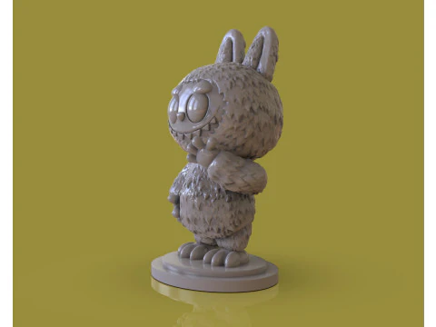 4 Labubu Sculpts 3D Model