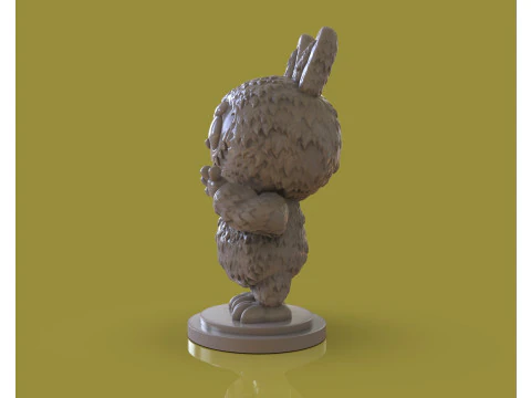 4 Labubu Sculpts 3D Model