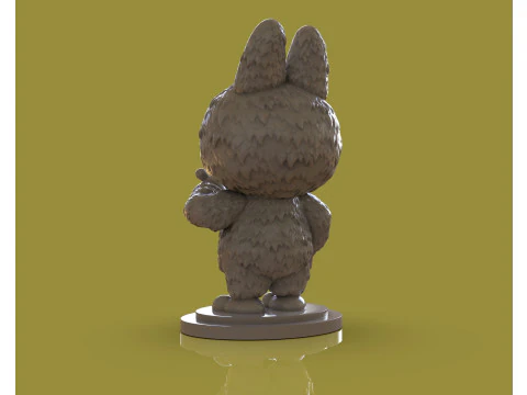4 Labubu Sculpts 3D Model