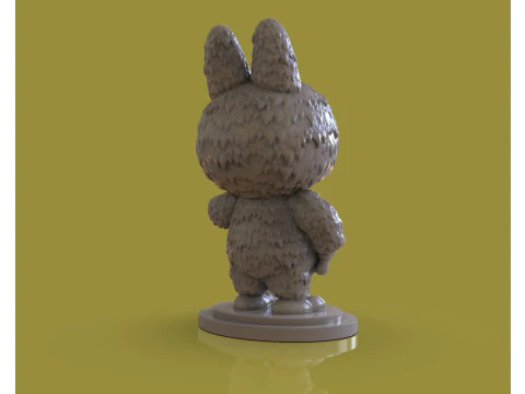 4 Labubu Sculpts 3D Model