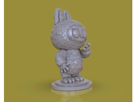 4 Labubu Sculpts 3D Model