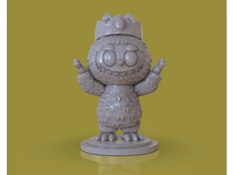 4 Labubu Sculpts 3D Model