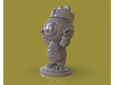 4 Labubu Sculpts 3D Model