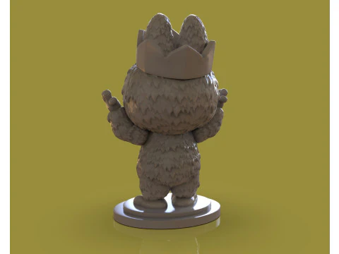 4 Labubu Sculpts 3D Model