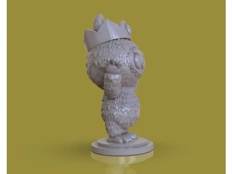 4 Labubu Sculpts 3D Model