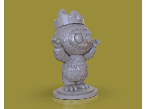 4 Labubu Sculpts 3D Model