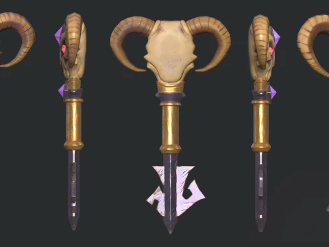 Stylized Demon Chest 3D Model