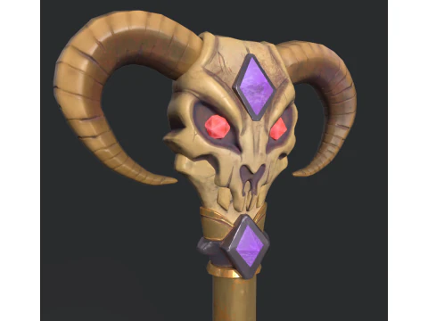 Stylized Demon Chest 3D Model