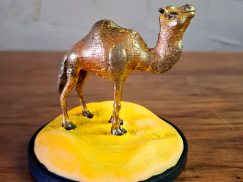 Camel Dromedary 3D Print Model