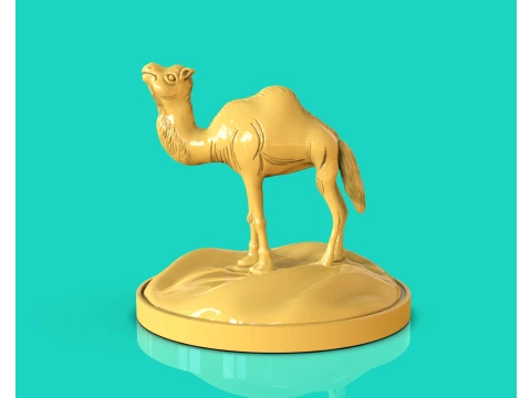 Camel Dromedary 3D Print Model