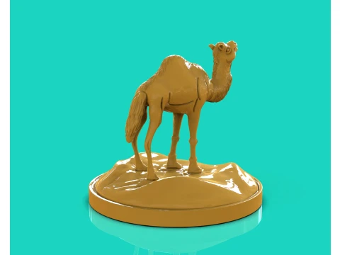 Camel Dromedary 3D Print Model